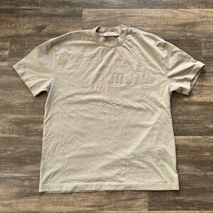 Fear of god essentials shirts brown tan L